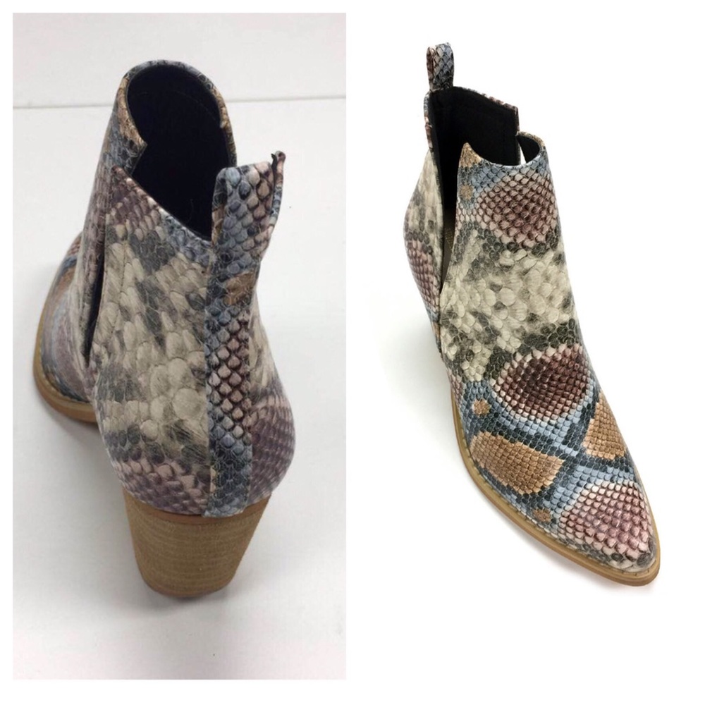 Colorful Snake Effect Bootie - Picture 3 of 5
